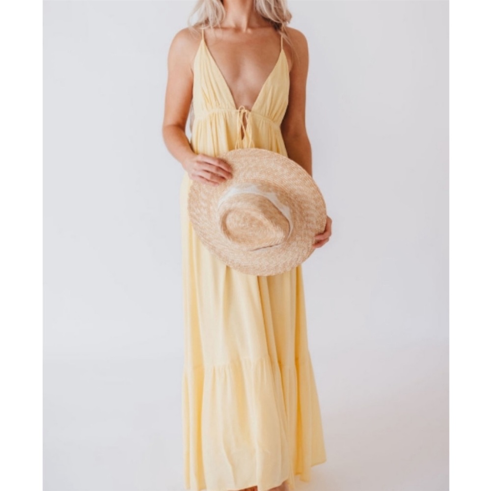 Plunging Maxi Dress